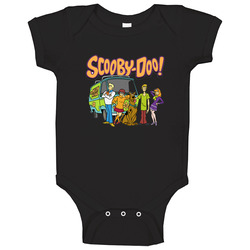 Men's Scooby Doo Vintage Cartoon Baby One Piece Men's Scooby Doo Vintage Cartoon Baby One Piece