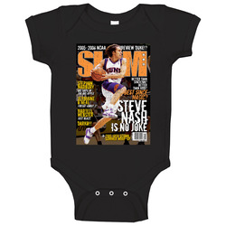 Slam Magazine Issue 92 Steve Nash Popular Basketball Magazine Grunge Look Baby One Piece Slam Magazine Issue 92 Steve Nash Popular Basketball Magazine Grunge Look Baby One Piece
