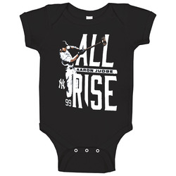 Aaron Judge New York Yankees 99 Baby Bomber All Rise Graphic Design Baseball Custom Fanatics Baby One Piece Aaron Judge New York Yankees 99 Baby Bomber All Rise Graphic Design Baseball Custom Fanatics Baby One Piece