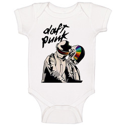 Hot New Dj Design Hot Style Daft Punk White Baby One Piece Hot New Dj Design Hot Style Daft Punk White Baby One Piece