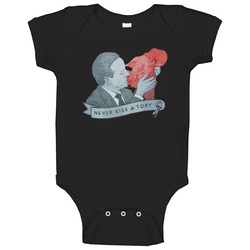 Cameron Taylor England Never Kiss A Tory Baby One Piece Cameron Taylor England Never Kiss A Tory Baby One Piece
