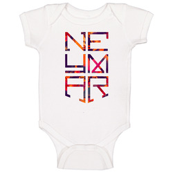 Neymar Junior Logo Standard White Baby One Piece
