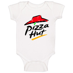 Pizza Hut Fast Food Restaurant Distressed Look Baby One Piece Pizza Hut Fast Food Restaurant Distressed Look Baby One Piece