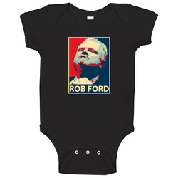 Rob Ford Crack Hope Style Baby One Piece Rob Ford Crack Hope Style Baby One Piece