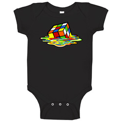 The Big Bang Theory Rubix Cube Baby One Piece The Big Bang Theory Rubix Cube Baby One Piece