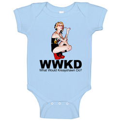 Wwkd What Would Kreayshawn Do Baby One Piece Wwkd What Would Kreayshawn Do Baby One Piece