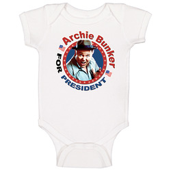 Archie Bunker President Baby One Piece Archie Bunker President Baby One Piece