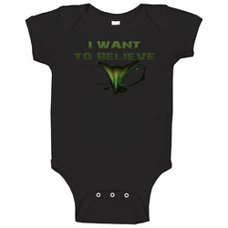 X Files Tv Show I Want To Believe Baby One Piece X Files Tv Show I Want To Believe Baby One Piece