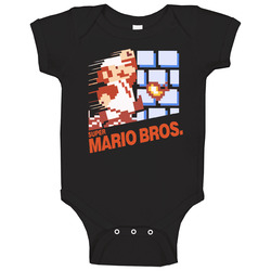 Super Mario Bros Nintendo Game Baby One Piece Super Mario Bros Nintendo Game Baby One Piece