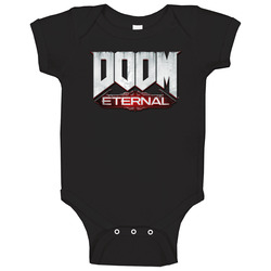 Doom Eternal Video Game Logo Baby One Piece Doom Eternal Video Game Logo Baby One Piece