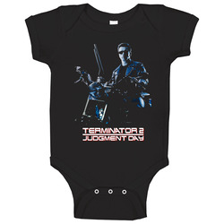 Terminator 2 Judgement Day Arnold Schwarzenegger Movie Baby One Piece Terminator 2 Judgement Day Arnold Schwarzenegger Movie Baby One Piece