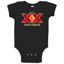 Dos Equis Beer Cerveza X X Logo Baby One Piece Dos Equis Beer Cerveza X X Logo Baby One Piece