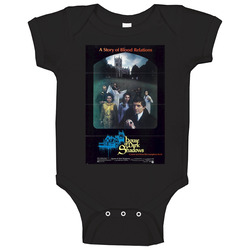 House Of Dark Shadows Cool Vintage 70's Movie Baby One Piece House Of Dark Shadows Cool Vintage 70's Movie Baby One Piece