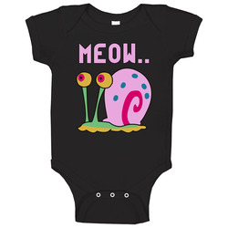 Spongebob Squarepants Gary the Snail T Shirt Gary Meowing Top Meow Tee Baby One Piece Spongebob Squarepants Gary the Snail T Shirt Gary Meowing Top Meow Tee Baby One Piece