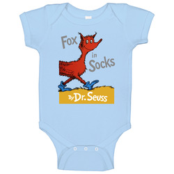 Fox In Socks Dr Seuss Baby One Piece Fox In Socks Dr Seuss Baby One Piece