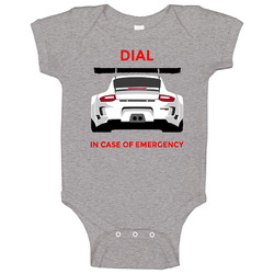 Dial 911 Porsche In Case Of Emergency Funny Trending T Shirts.png Baby One Piece Dial 911 Porsche In Case Of Emergency Funny Trending T Shirts.png Baby One Piece