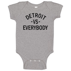 Detroit Vs Everybody Tee Baby One Piece