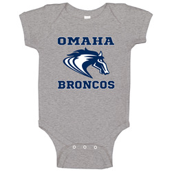 Omaha Broncos Peyton Manning Football  Parody Baby One Piece