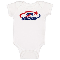 Team Usa Hockey Logo Baby One Piece Team Usa Hockey Logo Baby One Piece