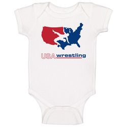 Wrestling American Usa Baby One Piece Wrestling American Usa Baby One Piece