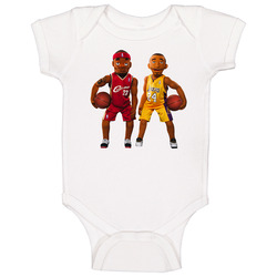 Kobe And Lebron Muppets Onesie Baby One Piece Kobe And Lebron Muppets Onesie Baby One Piece