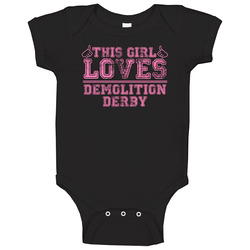 This Girl Thumbs Demolition Derby Favorite Sport Onesie Baby One Piece This Girl Thumbs Demolition Derby Favorite Sport Onesie Baby One Piece