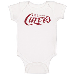 Enjoy My Curves Coke Parody Onesie Baby One Piece Enjoy My Curves Coke Parody Onesie Baby One Piece