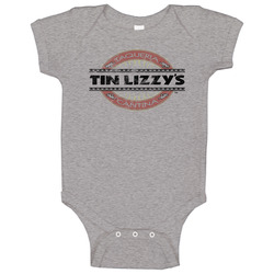 Tin Lizzy's Cantina Atlanta Georgia Top Restaurants Food Fan Lover Foodie Worn Look Onesie Baby One Piece Tin Lizzy's Cantina Atlanta Georgia Top Restaurants Food Fan Lover Foodie Worn Look Onesie Baby One Piece