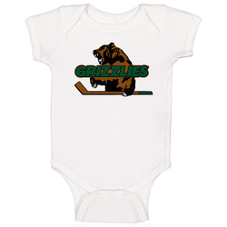 Denver Grizzlies International Hockey League Ihl Retro Sports Team Logo Onesie Baby One Piece Denver Grizzlies International Hockey League Ihl Retro Sports Team Logo Onesie Baby One Piece