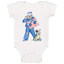 Sailor Jack And Bingo Cracker Jack Snack Mascot Onesie Baby One Piece Sailor Jack And Bingo Cracker Jack Snack Mascot Onesie Baby One Piece