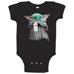 Baby Yoda The Child Mandalorian Smirnoff Ice Drink Onesie Baby One Piece Baby Yoda The Child Mandalorian Smirnoff Ice Drink Onesie Baby One Piece