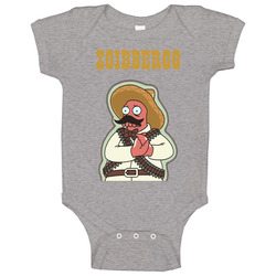 Futurama Zoidberg T  - Brown Onesie Baby One Piece