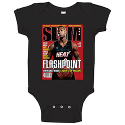 Slam Magazine Issue 87 Dwyane Wade Popular Basketball Magazine Grunge Look Onesie Baby One Piece Slam Magazine Issue 87 Dwyane Wade Popular Basketball Magazine Grunge Look Onesie Baby One Piece