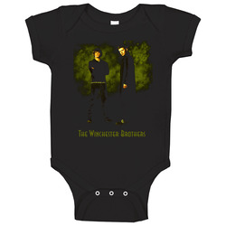 Supernatural Sam Dean Winchester Brothers Onesie Baby One Piece Supernatural Sam Dean Winchester Brothers Onesie Baby One Piece