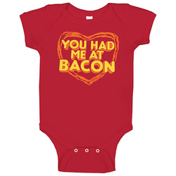 You Had Me At Bacon Funny Onesie Baby One Piece You Had Me At Bacon Funny Onesie Baby One Piece