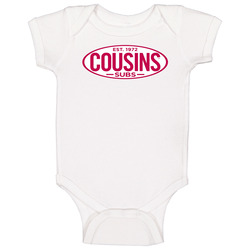 Cousin's Sub Sandwhich Restaurant Onesie Baby One Piece