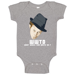 Wwjd Tom Waits Musician Onesie Baby One Piece Wwjd Tom Waits Musician Onesie Baby One Piece