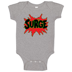 Surge Citrus Flavored Soda Pop Drink Raglan Onesie Baby One Piece Surge Citrus Flavored Soda Pop Drink Raglan Onesie Baby One Piece