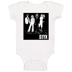 Styx rock emo 80s retro JOE Onesie Baby One Piece Styx rock emo 80s retro JOE Onesie Baby One Piece