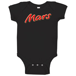 Mars Bar Candy Logo Onesie Baby One Piece Mars Bar Candy Logo Onesie Baby One Piece