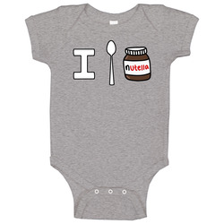 I Spoon Nutella Fan Food Favorite Onesie Baby One Piece I Spoon Nutella Fan Food Favorite Onesie Baby One Piece