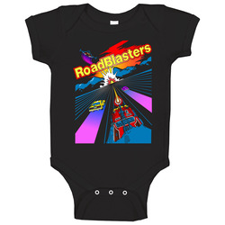 Roadblasters Video Game Retro 80s Onesie Baby One Piece Roadblasters Video Game Retro 80s Onesie Baby One Piece