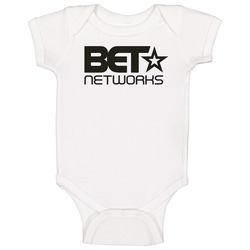 Bet Networks Tv Channel Cool Television Station Logo Onesie Baby One Piece Bet Networks Tv Channel Cool Television Station Logo Onesie Baby One Piece