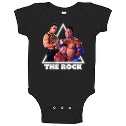 Dwayne The Rock Johnson 90s Fighter Distressed Onesie Baby One Piece Dwayne The Rock Johnson 90s Fighter Distressed Onesie Baby One Piece