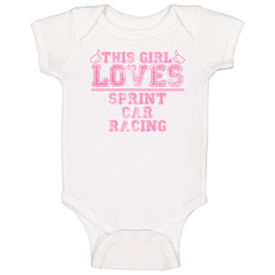 This Girl Thumbs Sprint Car Racing Favorite Sport Onesie Baby One Piece This Girl Thumbs Sprint Car Racing Favorite Sport Onesie Baby One Piece