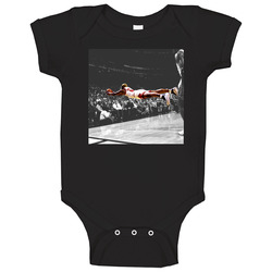 Dennis Rodman Iconic Dive Onesie Baby One Piece Dennis Rodman Iconic Dive Onesie Baby One Piece