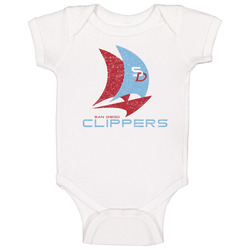 San Diego Clippers Vintage Distressed Basketball Onesie Baby One Piece San Diego Clippers Vintage Distressed Basketball Onesie Baby One Piece
