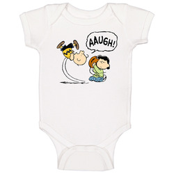 Charlie Brown Lucy Funny Football Onesie Baby One Piece