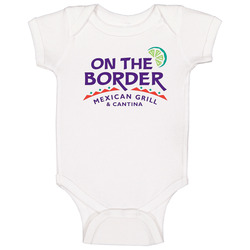 On The Border Mexican Grill Cantina Food Restaurant Onesie Baby One Piece On The Border Mexican Grill Cantina Food Restaurant Onesie Baby One Piece