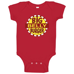 Big Belly Burger Dc Comics Onesie Baby One Piece Big Belly Burger Dc Comics Onesie Baby One Piece